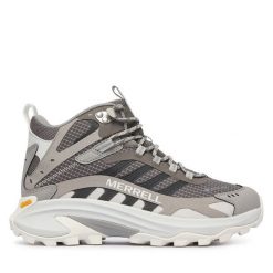 Trekkingi Merrell. Szare obuwie trekkingowe damskie Merrell, bez zapięcia. Za 799.99 zł.