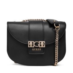Torebka Guess. Czarne torebki do ręki damskie Guess, z aplikacjami, bez dodatków. Za 399.99 zł.
