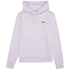 Damska Bluza Z Kapturem Lierna. Białe bluzy damskie Fila, l, bez wzorów, z bawełny, bez ramiączek, z kapturem. Za 341.99 zł.