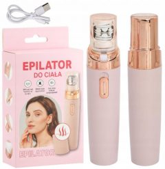 EPILATOR DO TWARZY CIAŁA BEZPIECZNY DLA WRAŻLIWEJ SKÓRY ANTYBAKTERYJNY USB. Depilatory Honey. Za 59.99 zł.