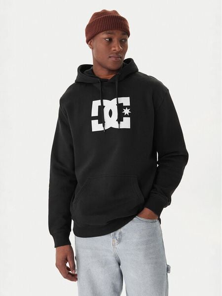 DC Shoes Bluza EDYSF03261 Czarny Regular Fit. Czarne bluzy męskie DC Shoes, l, bez wzorów, z bawełny, bez ramiączek, bez kaptura. Za 148.99 zł.