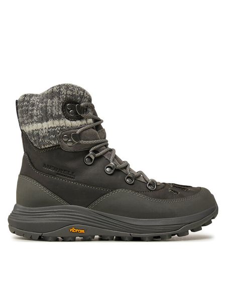 Merrell Śniegowce Siren 4 Thermo Mid Zip Wp J038208 Szary. Szare obuwie sportowe damskie Merrell, ze skóry, bez zapięcia. Za 719.99 zł.