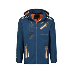 Kurtka męska softshell Geographical Norway ROYAUTE Navy/Orange. Niebieskie kurtki męskie Geographical Norway, m, bez wzorów, z elastanu, sportowe. Za 249.00 zł.