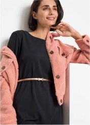 Komplet pasków z ozdobnym tłoczeniem (3 szt.). Żółte paski damskie bonprix, bez wzorów. Za 64.99 zł.