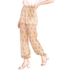 TWINSET Spodnie Żółty Wielokolorowy. Żółte spodnie materiałowe damskie Twinset, bez wzorów, z jedwabiu. Za 952.95 zł.