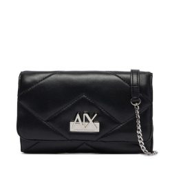 Torebka Armani Exchange. Czarne torebki do ręki damskie Armani Exchange, bez wzorów, bez dodatków. Za 454.99 zł.