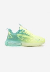 Zielone Płaskie Buty Sportowe Sneakersy ze Sznurowaniem Ozdobione Cieniowaniem Risare. Zielone buty sportowe męskie Born2be, bez wzorów, z dresówki, bez zapięcia. Za 139.99 zł.