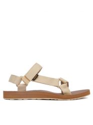 Teva Sandały Original Universal 1003987 Beżowy jasny. Brązowe sandały damskie Teva, bez wzorów, z materiału, bez obcasa, na płaskiej podeszwie, bez zapięcia. Za 299.99 zł.
