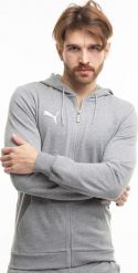 Puma Bluza męska Puma Team Goal Casuals Hooded szara 658595 33 2XL. Szare bluzy męskie Puma, m, bez wzorów, bez kaptura. Za 199.81 zł.