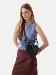 Tory Burch Torebka 179988 Czarny. Czarne torebki do ręki damskie Tory Burch, bez wzorów, ze skóry, bez dodatków. Za 1,729.00 zł.