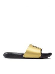 Under Armour Klapki Ua W Ansa Fix Sl 3023772-006 Złoty. Żółte klapki damskie Under Armour, bez wzorów, ze skóry, bez obcasa, bez zapięcia. Za 179.99 zł.