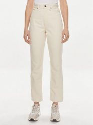 Calvin Klein Jeansy K20K206573 Écru Slim Fit. Jeansy damskie Calvin Klein, bez wzorów, z bawełny. Za 379.99 zł.