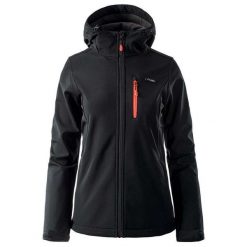 Kurtka Damska Iver Softshell Wodoodporna. Brązowe kurtki sportowe damskie ELBRUS, s, bez wzorów, z softshellu, bez ramiączek, bez kaptura, trekkingowe. Za 225.99 zł.