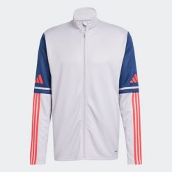 Bluza piłkarska ADIDAS Squadra 25 treningowa. Bluzy męskie Adidas, l, bez wzorów, z materiału, sportowe, bez ramiączek, bez kaptura. Za 139.99 zł.