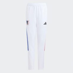 Spodnie piłkarskie treningowe ADIDAS Jude Bellingham. Spodnie dresowe damskie Adidas, bez wzorów, sportowe, do piłki nożnej. Za 179.99 zł.