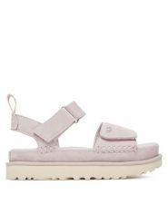 Ugg Sandały W Goldenstar 1136783 Fioletowy. Fioletowe sandały damskie UGG, bez wzorów, ze skóry, bez obcasa, na płaskiej podeszwie, bez zapięcia. Za 599.99 zł.