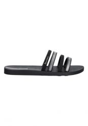 Klapki damskie Ipanema Mesh Slide IIl FEM 83751 BP394. Czarne klapki damskie Ipanema, na lato, bez wzorów, z gumy, bez obcasa, bez zapięcia. Za 143.12 zł.