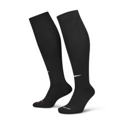 Skarpetki sportowe dla dorosłych Nike Cushioned Knee High. Czarne skarpety męskie Nike, bez wzorów, z elastanu. Za 39.99 zł.