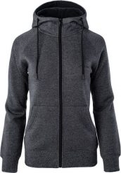 Elbrus BLUZA CHIANO WO'S DARK GREY MELANGE/BLACK M. Czarne bluzy damskie ELBRUS, m, bez wzorów, bez ramiączek, bez kaptura. Za 104.80 zł.