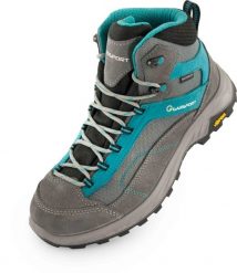 Buty damskie trekkingowe wodoodporne Garsport AVERAU MID. Niebieskie obuwie trekkingowe damskie 318, z gumy, bez zapięcia. Za 238.00 zł.
