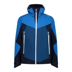 Kurtka męska narciarska męska CMP 33W2997. Niebieskie kurtki sportowe męskie CMP, m, bez wzorów, bez kaptura, narciarskie. W wyprzedaży za 649.99 zł.