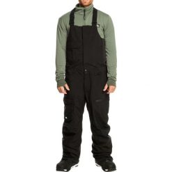 Spodnie narciarskie męskie Quiksilver Utility Snow Bib. Czarne spodnie sportowe męskie Quiksilver, m, bez wzorów, z poliesteru, narciarskie. Za 606.00 zł.