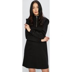Scotch & Soda - Sukienka. Czarne sukienki damskie Scotch & Soda, na co dzień, m, bez wzorów, z bawełny, casualowe, bez kołnierzyka, bez ramiączek, maxi, proste. W wyprzedaży za 359.90 zł.