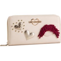 Duży Portfel Damski LOVE MOSCHINO - JC5600PP17LF0110 Avorio. Białe portfele damskie Love Moschino, ze skóry ekologicznej. W wyprzedaży za 299.00 zł.