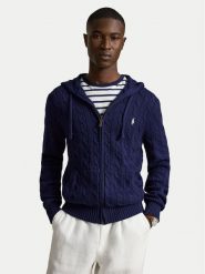 Polo Ralph Lauren Bluza 710B18057002 Granatowy Regular Fit. Niebieskie bluzy męskie Polo Ralph Lauren, l, bez wzorów, z bawełny, bez ramiączek, bez kaptura. Za 1,299.00 zł.