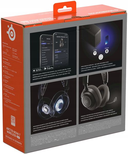 Słuchawki SteelSeries Arctis Nova 7 Wireless Gen 2 Zestaw słuchawkowy Bezprzewodowy Opaska na głowę Gaming Bluetooth Czarny. Czarne słuchawki bezprzewodowe STEELSERIES. Za 723.30 zł.