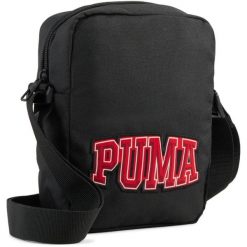 Torba Puma Phase Varsity Portable. Czarne torby sportowe męskie Puma, bez wzorów, z materiału. Za 190.00 zł.