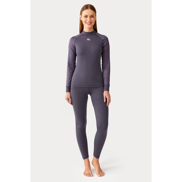 Bielizna termoktywna narciarska damska Rough Radical Speed X Winter. Szara bielizna sportowa damska ROUGH RADICAL, s, bez wzorów. W wyprzedaży za 175.92 zł.