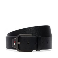 Pasek Tommy Jeans. Czarne paski męskie Tommy Jeans, z jeansu. Za 189.99 zł.