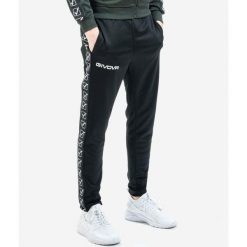 Spodnie Sportowe Givova College Czarne L - Lekkie i Oddychające. Czarne spodnie sportowe męskie Givova, l, bez wzorów, z dresówki, na fitness i siłownię. Za 201.99 zł.
