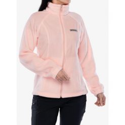 Bluza polarowa damska Columbia Benton Springs FZ. Czerwone bluzy damskie Columbia, xs, bez wzorów, z polaru, sportowe, bez ramiączek, bez kaptura. W wyprzedaży za 179.00 zł.