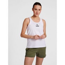Damski tank top Hummel GC Val. Białe koszulki sportowe damskie Hummel, xs, bez wzorów, bez ramiączek, na fitness i siłownię. Za 107.00 zł.