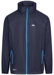 Trespass Qikpac X - Kurtka unisex Packaway Granatowo-Niebieska. Niebieskie kurtki męskie 2117 OF SWEDEN, xs, bez wzorów, z poliamidu, bez kaptura. Za 160.35 zł.