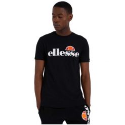 Koszulka męska Ellesse Sl Prado. Czarne koszulki sportowe męskie Ellesse, m, bez wzorów, bez ramiączek. Za 119.00 zł.