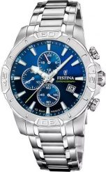 Zegarek Festina Zegarek męski Festina F20704-4 srebrny. Szare zegarki męskie Festina, bez wzorów, srebrne. Za 699.00 zł.