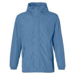 Rowerowa kurtka przeciwdeszczowa Hoga unisex, horizon blue. Niebieskie kurtki męskie BASIL, bez wzorów, z materiału, sportowe, bez kaptura. Za 419.90 zł.