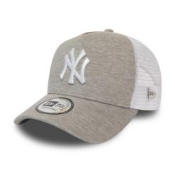 Czapka z daszkiem New Era 9FORTY New York Yankees Jersey Trucker 12381106. Szare czapki damskie New Era, bez wzorów, z jersey. Za 136.00 zł.