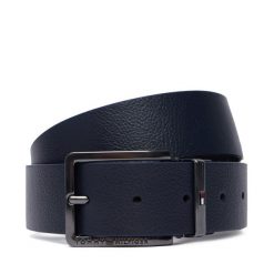 Pasek Tommy Hilfiger. Niebieskie paski męskie Tommy Hilfiger. Za 269.99 zł.