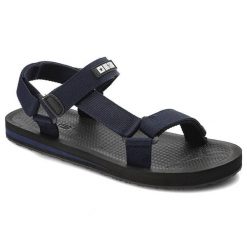 Granatowe Sandały Big Star Męskie Buty Sportowe. Niebieskie sandały męskie BIG STAR, na lato, bez wzorów, retro, bez zapięcia. Za 99.99 zł.
