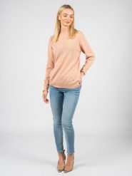 Guess Sweter | W1BR37Z2WG0 | Kobieta | Cielisty, Różowy. Czerwone swetry nierozpinane damskie Guess, xs, z aplikacjami, z dzianiny, bez kołnierzyka, bez ramiączek. W wyprzedaży za 219.00 zł.