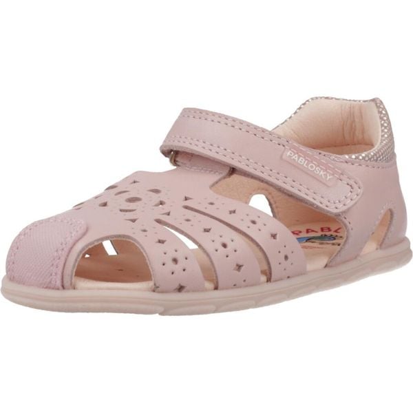 Sandały PABLOSKY 067070P Rose. Czerwone buty zimowe męskie Pablosky, bez wzorów, ze skóry, bez obcasa, bez zapięcia. Za 205.99 zł.