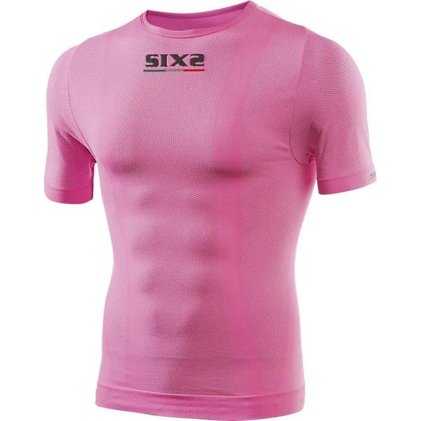 Jersey Sixs TS1. Czerwone koszule nocne damskie SIXS, bez wzorów, z jersey, bez ramiączek. Za 175.00 zł.