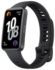 Huawei Band 10 czarny. Czarne smartbandy ze skóry. Za 159.00 zł.