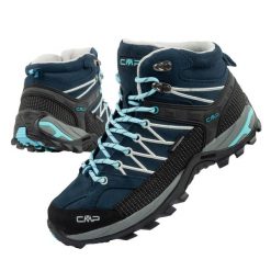 Buty trekkingowe wodoodporne damskie CMP Rigel. Czarne obuwie trekkingowe damskie CMP, bez zapięcia. Za 406.99 zł.