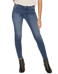 Diesel Slandy 0681P damskie jeansy Super Slim Skinny stretch W26/L32 niebieskie. Niebieskie jeansy damskie Erima, bez wzorów, z bawełny, z podwyższonym stanem, długie. Za 339.99 zł.