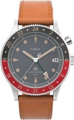 Zegarek Timex Zegarek męski Timex TW2V74000 brązowy. Brązowe zegarki męskie Timex, bez wzorów. Za 719.00 zł.